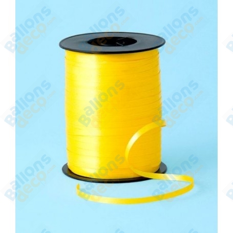 Ruban Jaune Bolduc pour Ballons, Décorations ballons pour anniversaire, Mariage et entreprise.