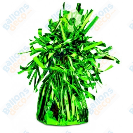 Contrepoids Ballons Métalliques x 2 Vert, Décorations ballons pour anniversaire.