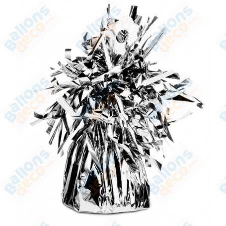Contrepoids Ballons Métalliques x 2 Argent, Décorations ballons pour anniversaire.
