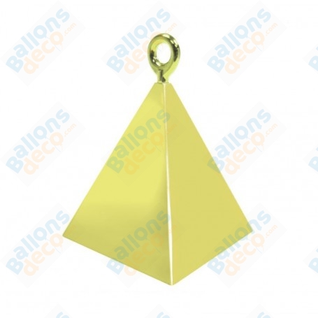 Contrepoids Ballons Pyramide x 2 Or, Décorations ballons pour anniversaire.