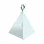 Contrepoids Ballons Pyramide x 2 Argent, Décorations ballons pour anniversaire.