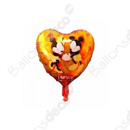 Ballon coeur multicolore Love is Love