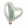 Ballon Coeur Ibrex Sweet Argent