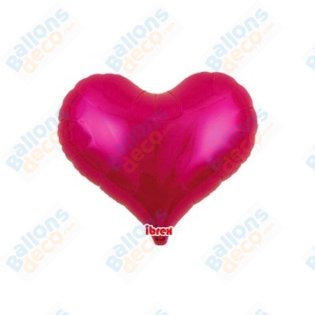 Ballon Coeur Ibrex Jelly Grand Modèle Magenta