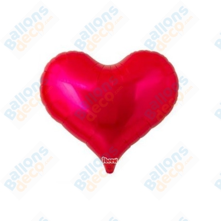 Ballon Coeur Ibrex Jelly Grand Modèle Rouge
