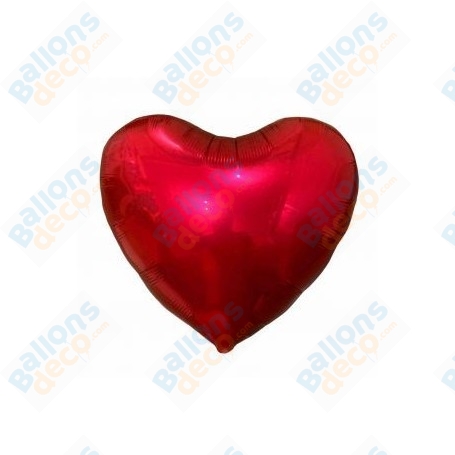 Ballon Coeur Ibrex 35 cm Rouge
