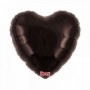 Ballon Coeur Ibrex 35 cm Noir
