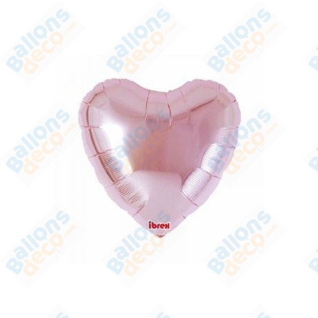 Ballon Coeur Ibrex 45 cm Rose