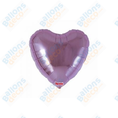 Ballon Coeur Ibrex 45 cm Lila