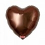 Ballon Coeur Ibrex 45 cm Marron