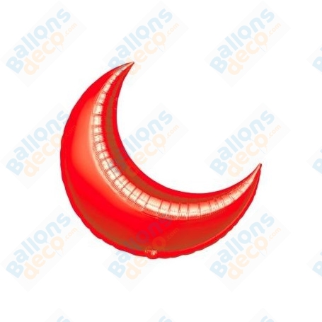 Ballon Lune 59 cm Rouge