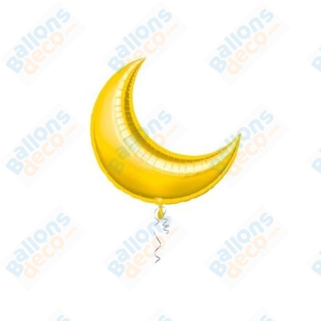 Ballon Lune 59 cm Or