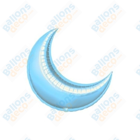 Ballon Lune 59 cm Bleu Ciel