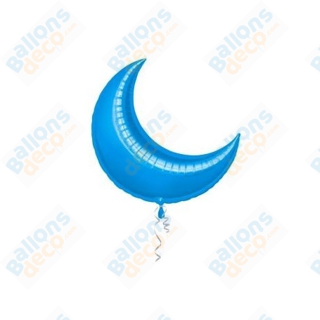 Ballon Lune 59 cm Bleu
