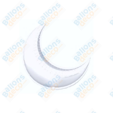Ballon Lune 59 cm Blanc