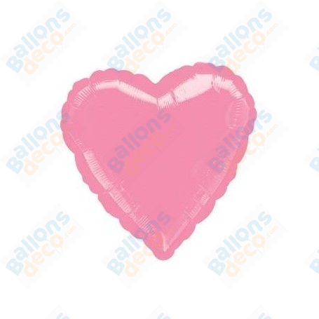 Ballon Coeur 45 cm Rose Vif
