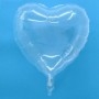 Ballon Coeur 45 cm Transparent