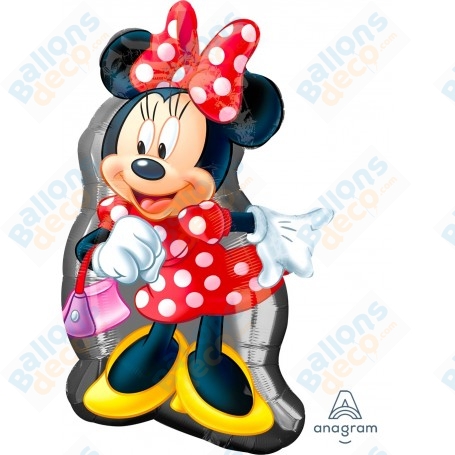 Ballon Minnie Body Rouge Disney Anagram, Décorations ballons pour anniversaire.