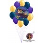 Ballons En Grappe Aladdin Et Jasmine Disney, Décorations ballons pour anniversaire.