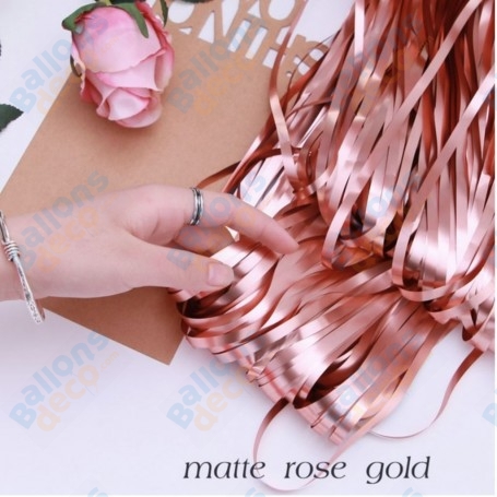 Rideaux De Porte Lamé Mate Rose Gold