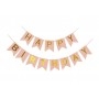 Guirlande Happy Birthday Rose Gold Et Or