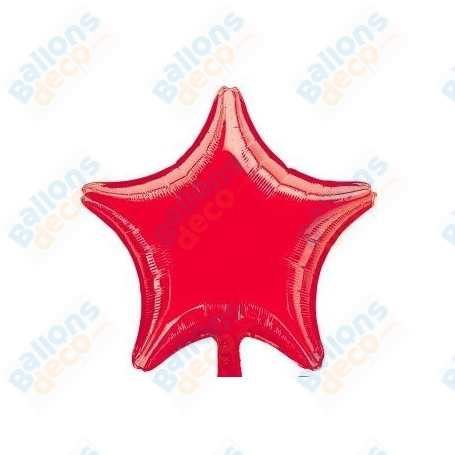 Ballons Etoile 45 cm Rouge