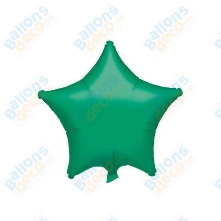Ballons Etoile 45 cm Vert