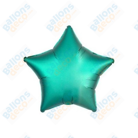 Ballons Etoile 45 cm Vert Satin Luxe