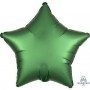 Ballons Etoile 45 cm Vert Sapin Satin Luxe