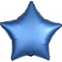 Ballons Etoile 45 cm Bleu Satin Luxe