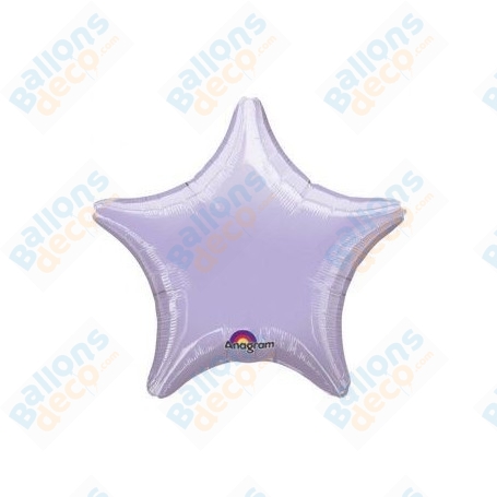 Ballons Etoile 45 cm Lila