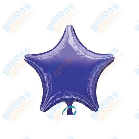 Ballons Etoile 45 cm Violette