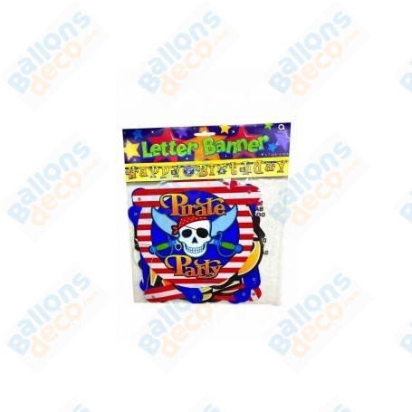 Guirlande Pirate Happy Birthday
