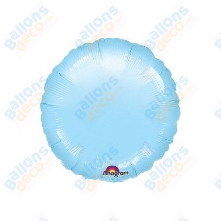 Ballon Rond 45 cm Bleu Ciel