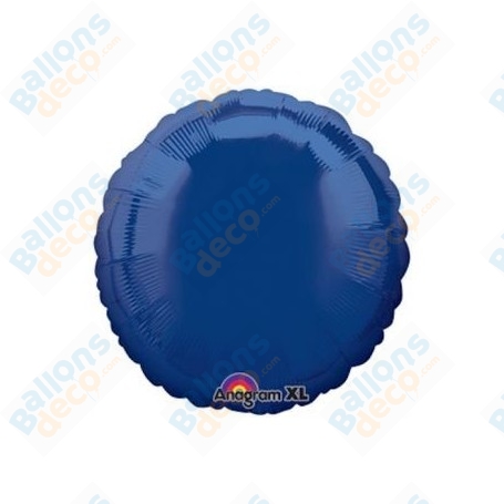 Ballon Rond 45 cm Bleu Nuit