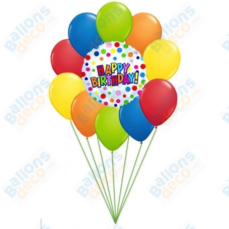 Ballons Anniversaire En Grappe