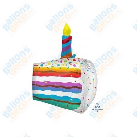 Ballon Gâteau D'anniversaire En 3D