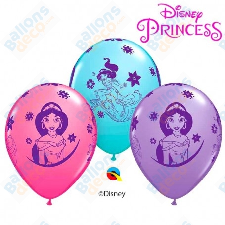 Ballons Jasmine et Aladdin x10 Disney