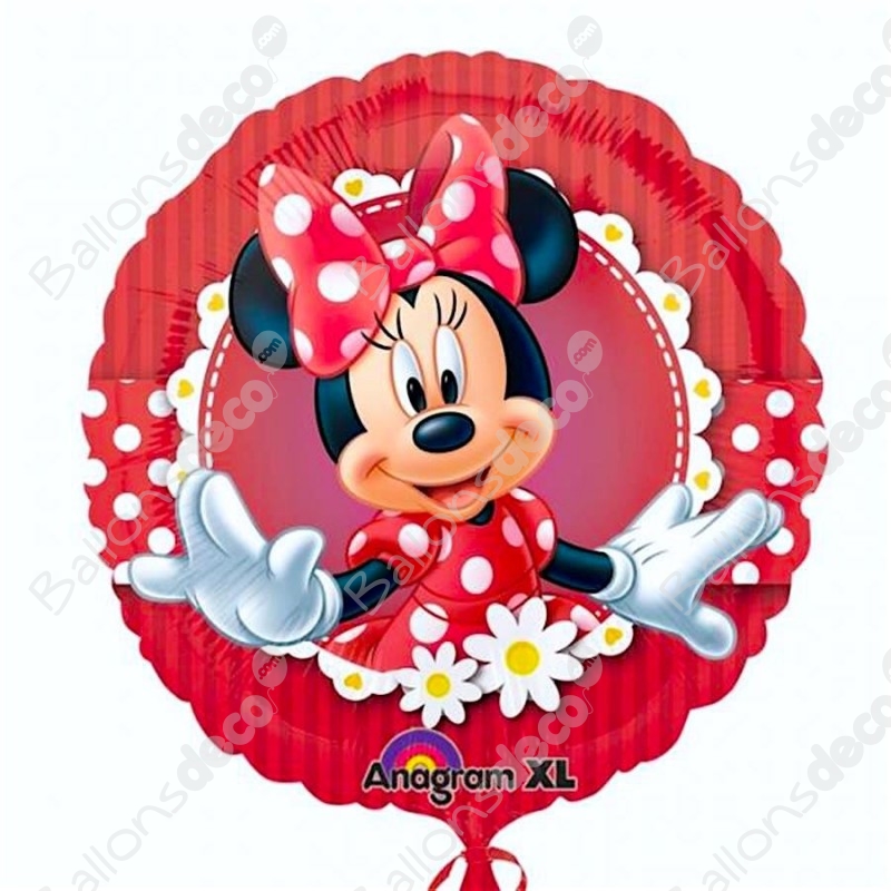 Ballon Minnie Marcheur Géant Noeud - Walt Disney 