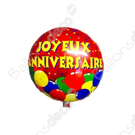 Ballon Joyeux Anniversaire - Décoration Anniversaire 