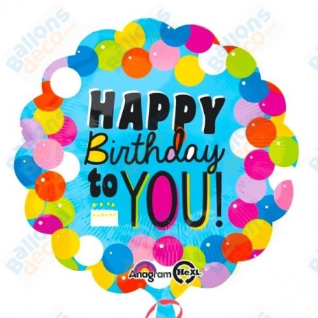 Ballon Happy Birthday To You
