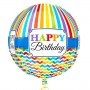 Ballon Happy Birthday ORBZ 4 Faces