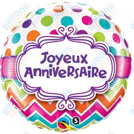 Joyeux anniversaire - Ballons Or