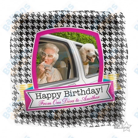 Ballon Mamie Happy Birthday