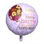Ballon Happy Birthday Ballons Fleurs