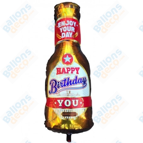 Ballon Bière Happy Birthday To You