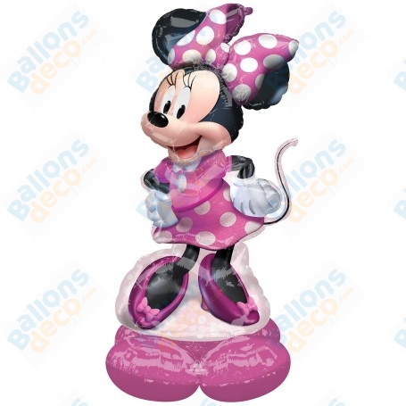 Ballon Minnie de couleur rose Airloonz Air Disney Anagram, Décorations ballons pour anniversaire.