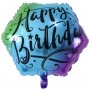Ballon Happy Birthday Dégradé Script