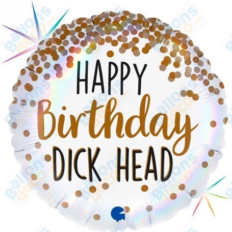 Ballon Happy Birthday Dick Head