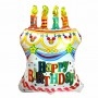 Ballon Gâteau Happy Birthday